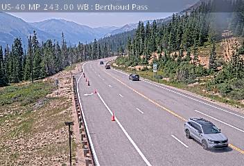 US-40 Berthoud Pass, looking east